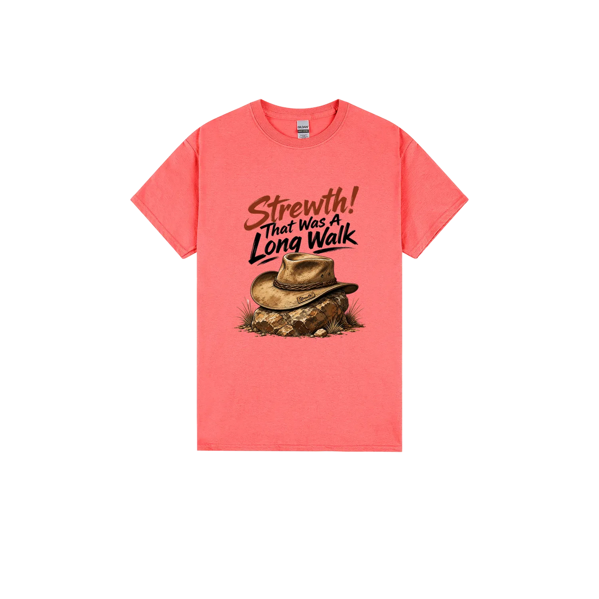 Coral Silk front flat lay