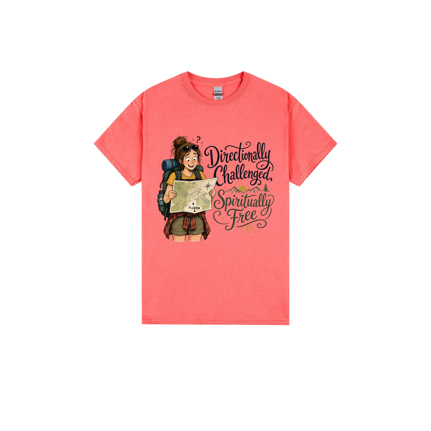 Coral Silk front flat lay