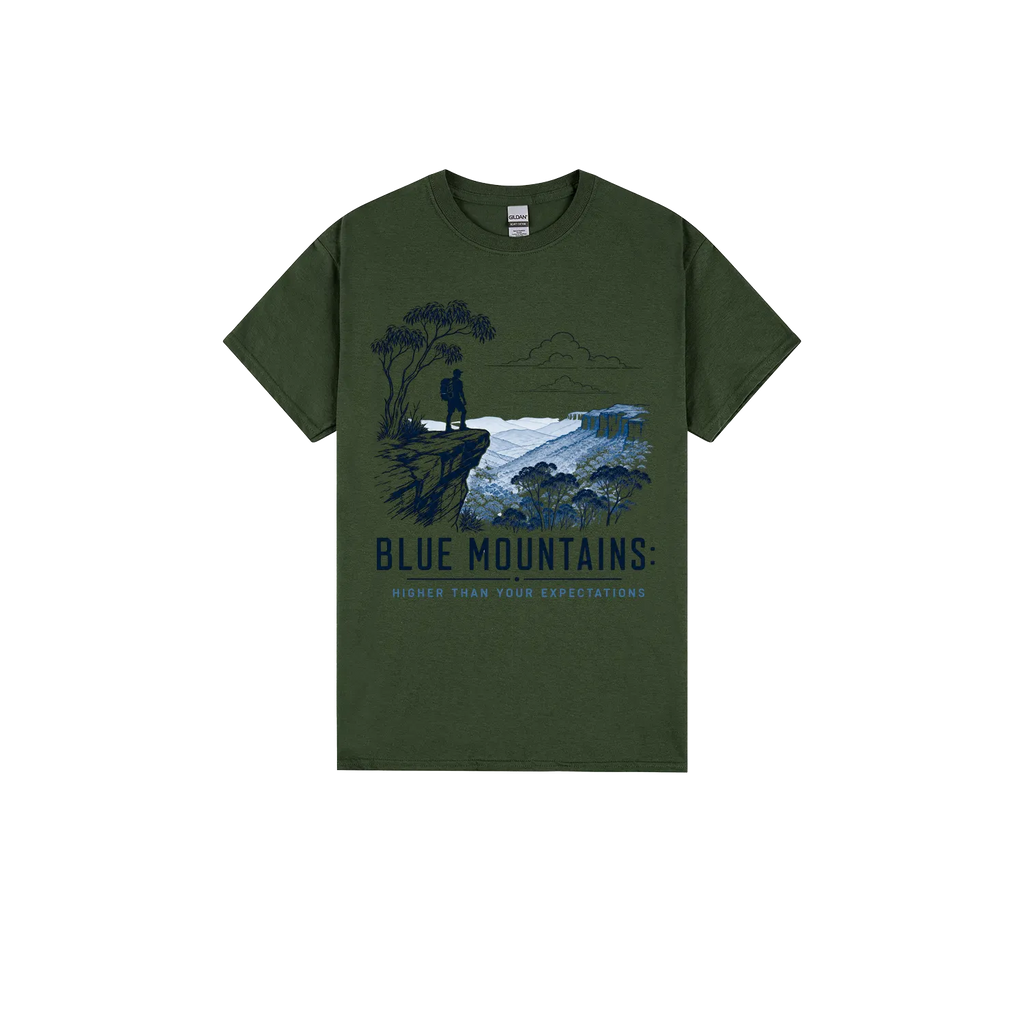 Forest Green front flat lay