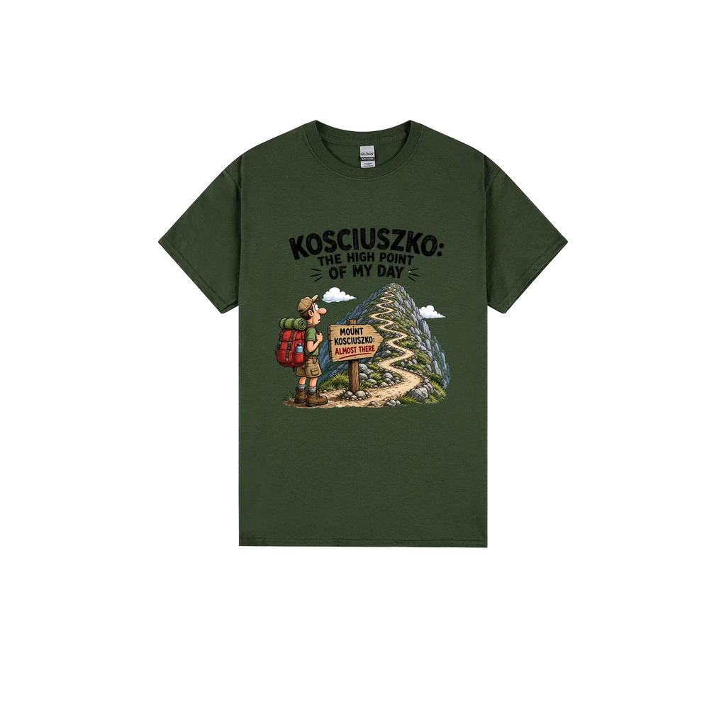 Forest Green front flat lay