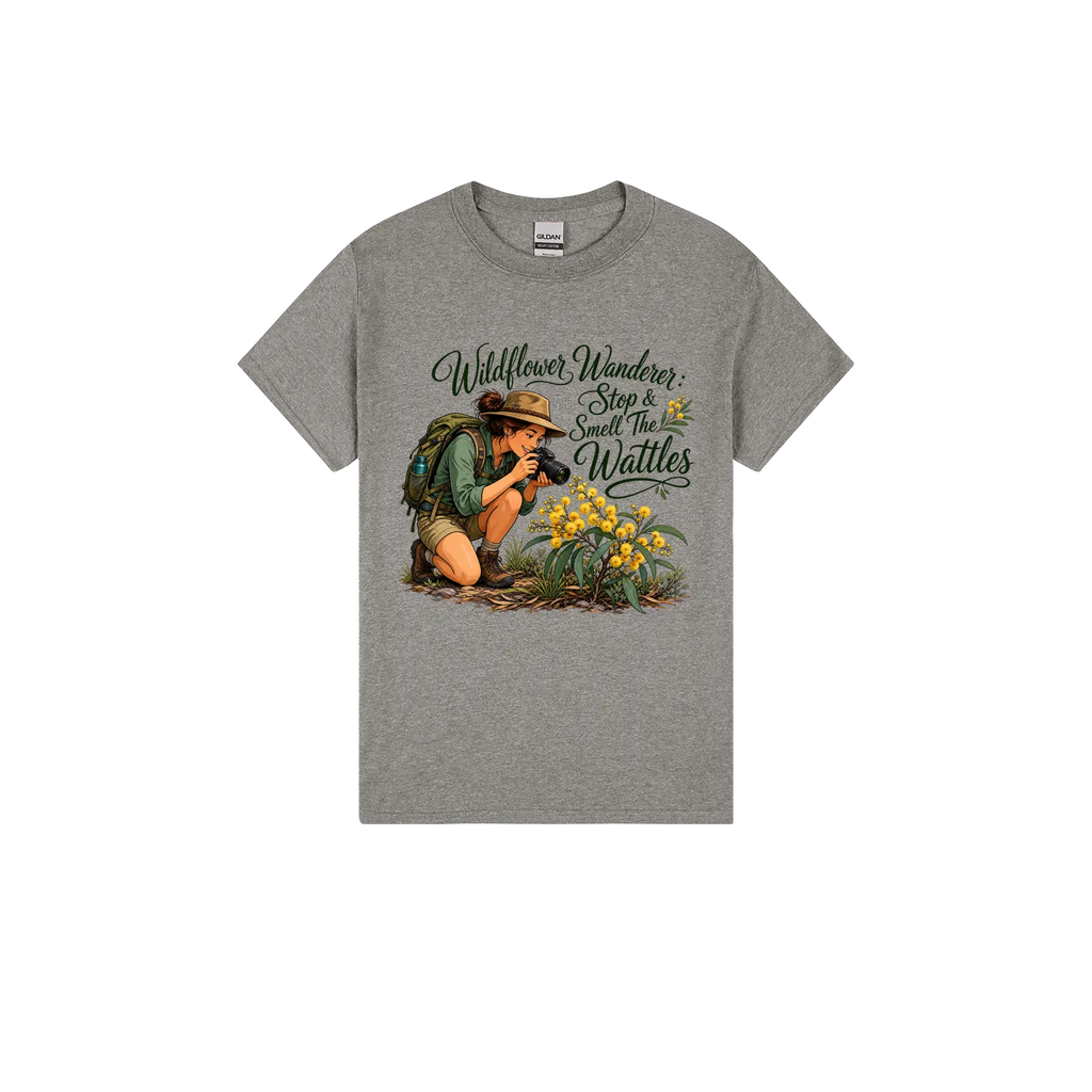 Heather Graphite front flat lay