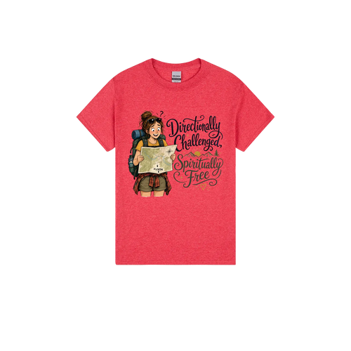 Heather Red front flat lay