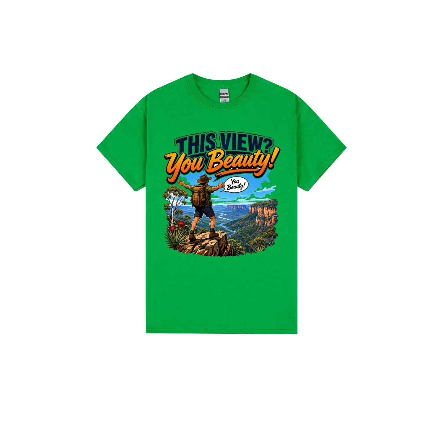 Irish Green front flat lay