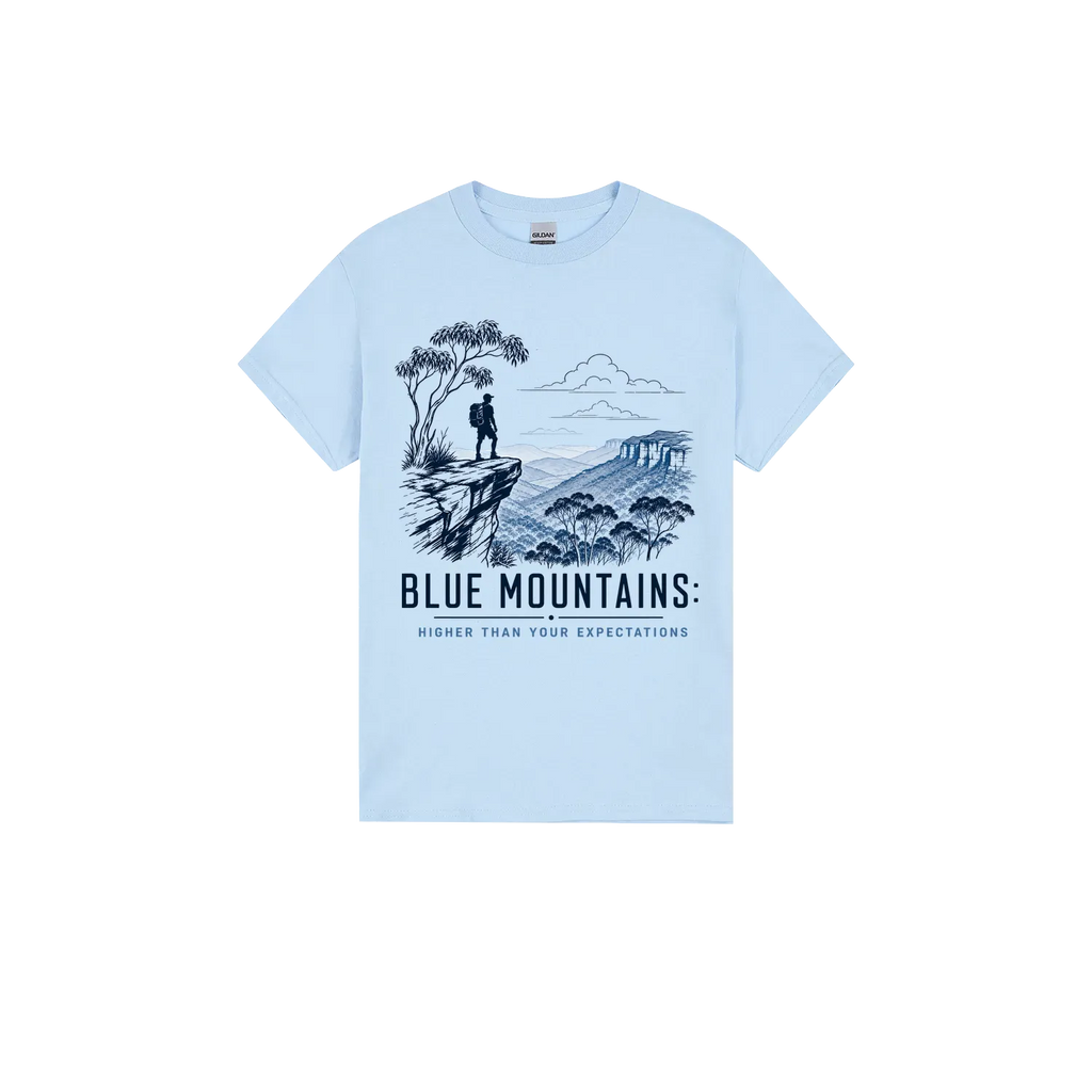 Light Blue front flat lay