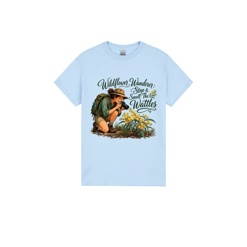 Light Blue front flat lay