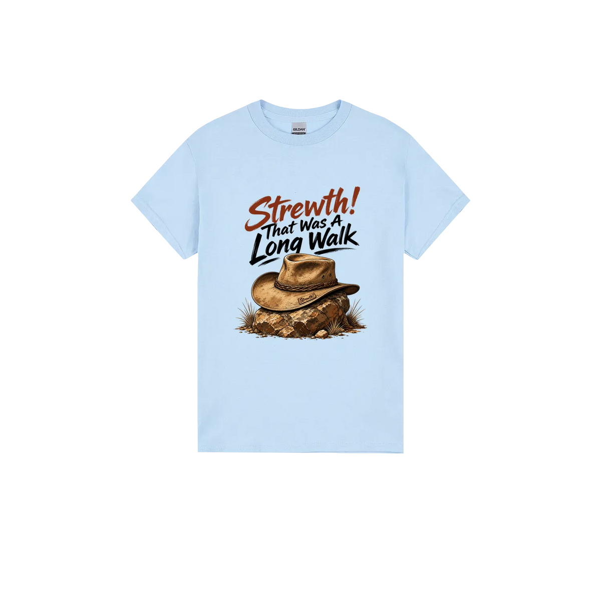 Light Blue front flat lay
