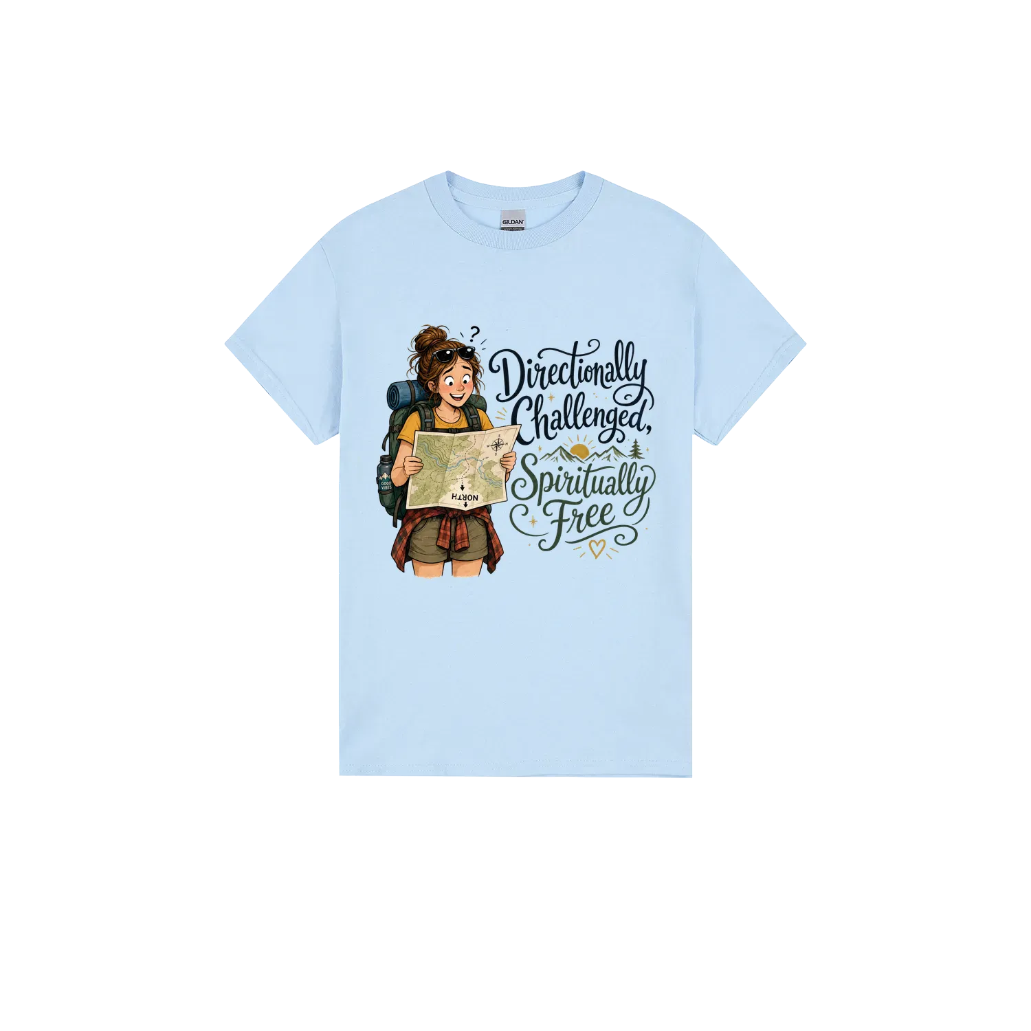 Light Blue front flat lay