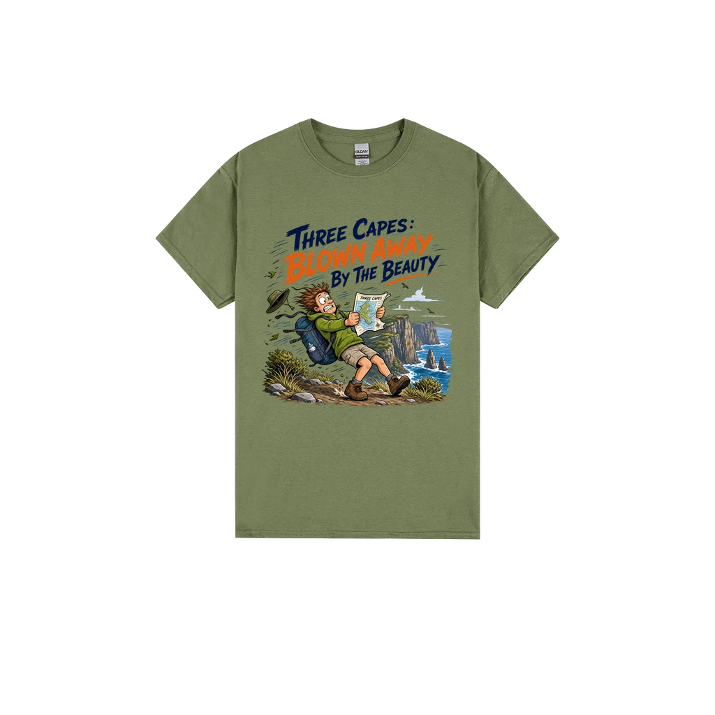 Military Green front flat lay