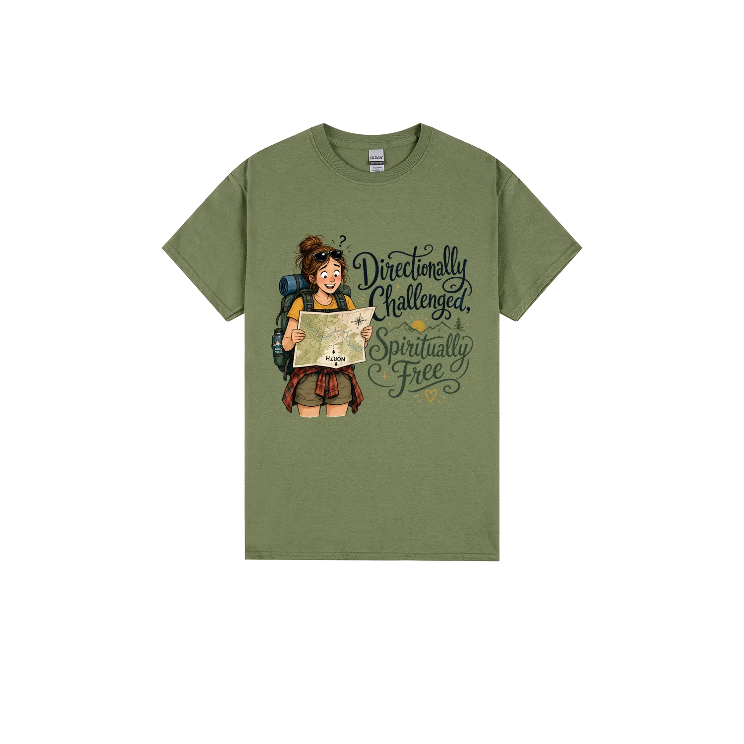 Military Green front flat lay