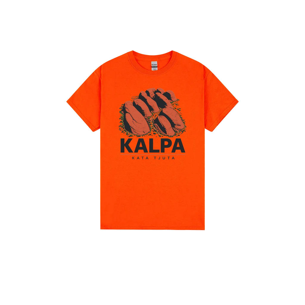 Orange front flat lay
