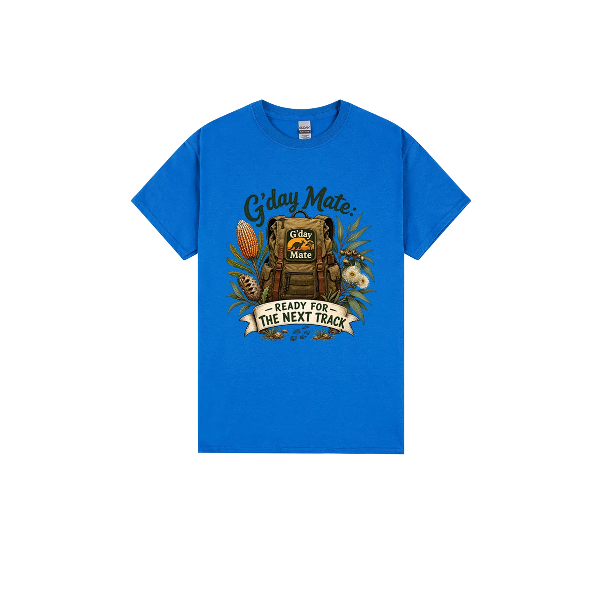 Royal front flat lay