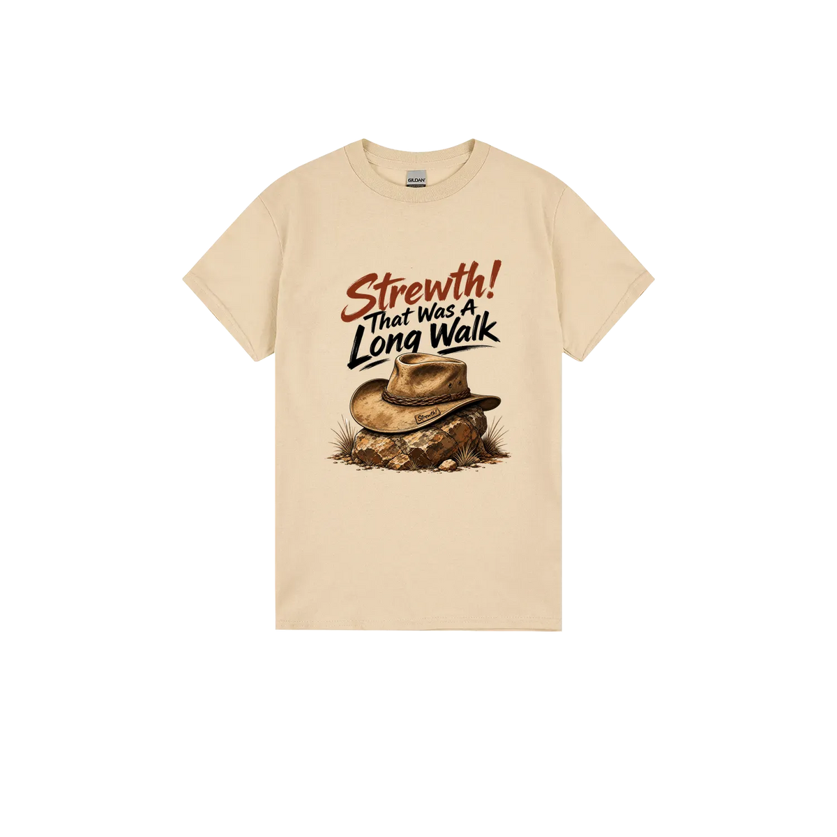 Sand front flat lay