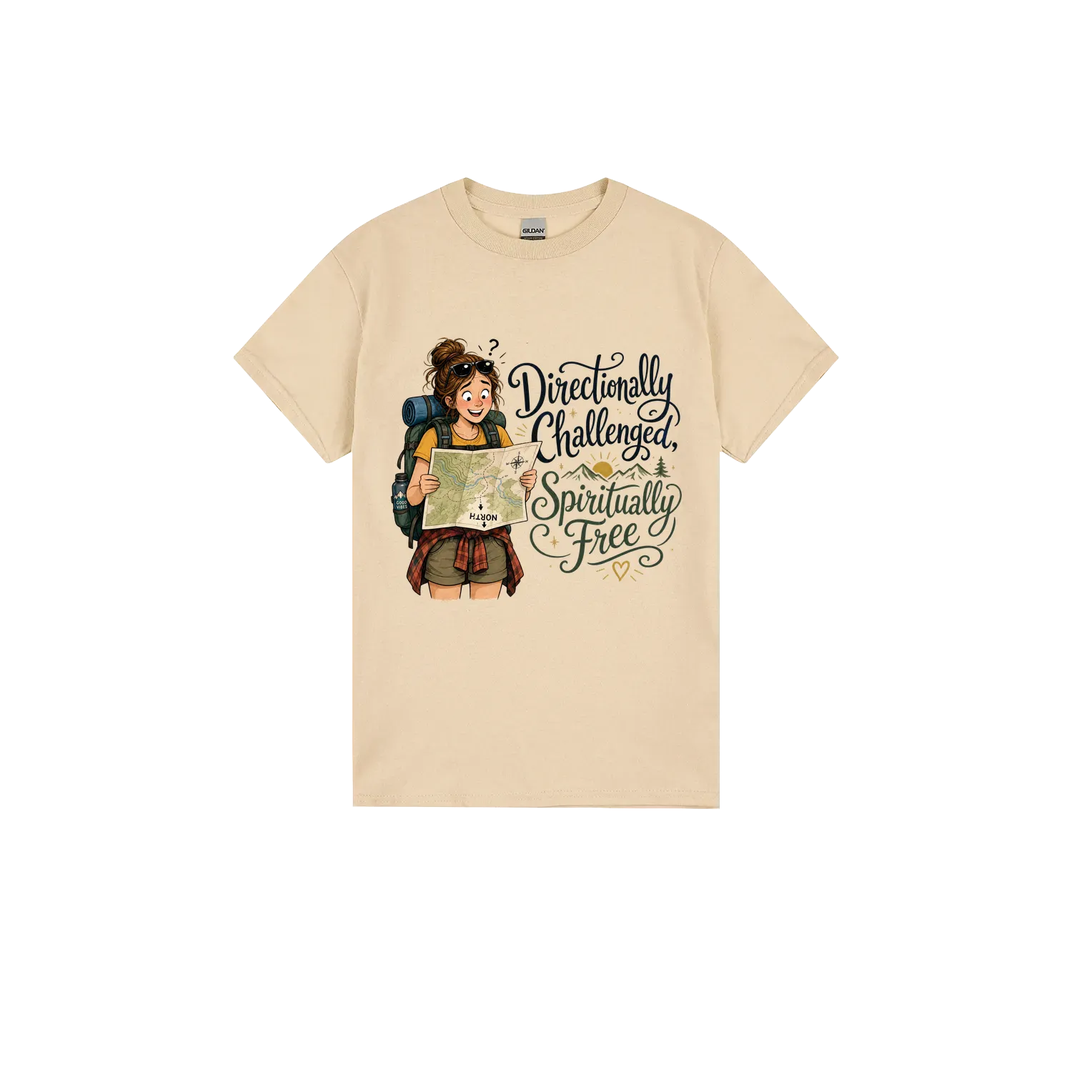 Sand front flat lay