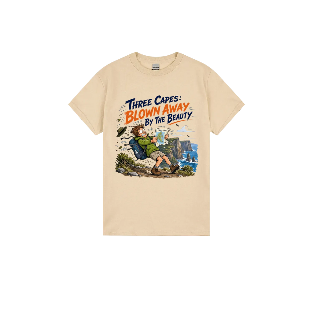 Sand front flat lay