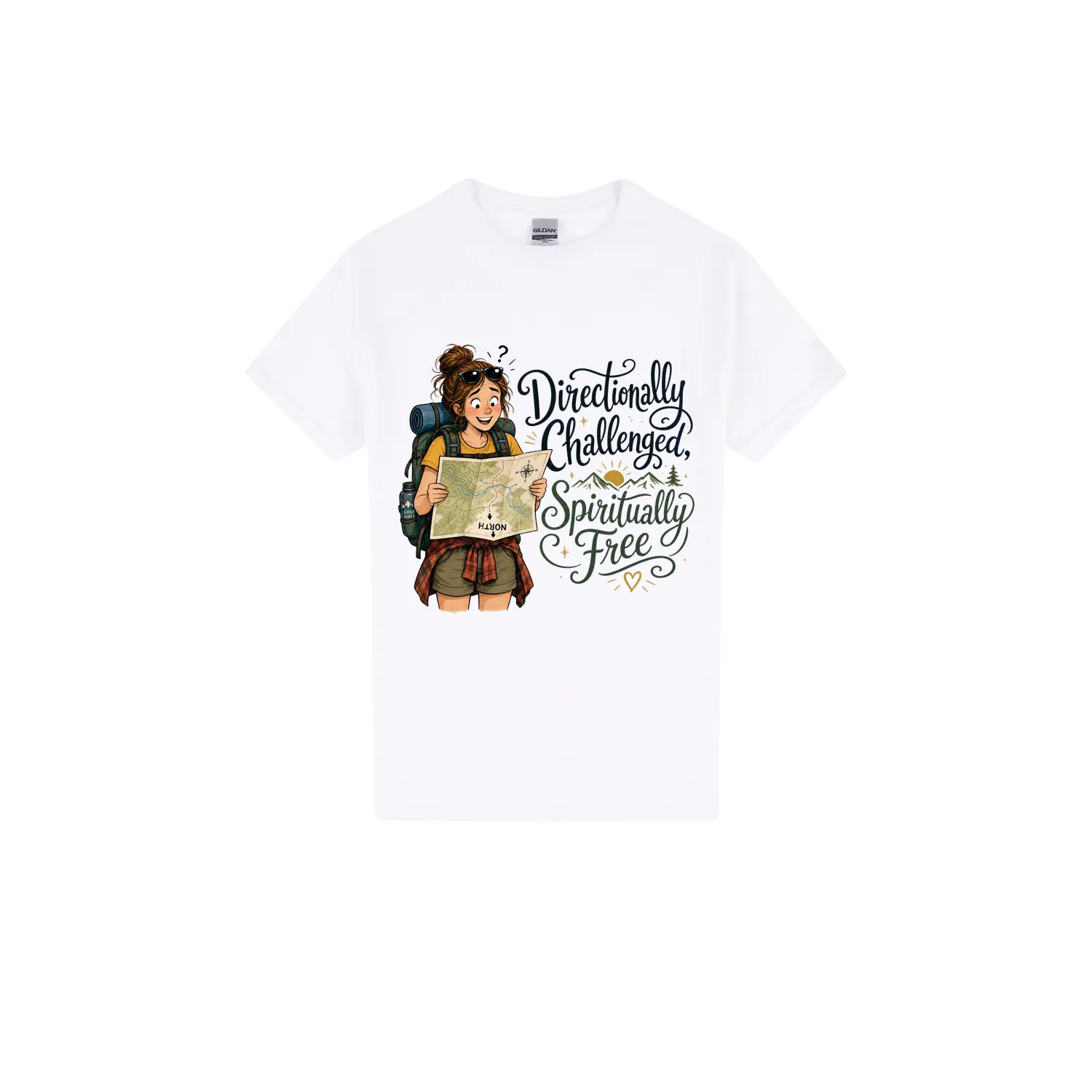 White front flat lay