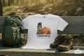 Larapinta White Tee Bench Mockup